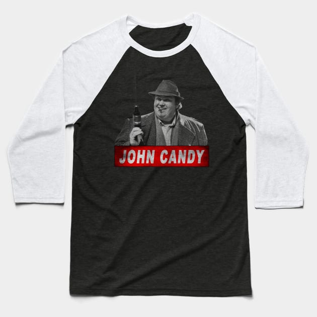 John Candy Baseball T-Shirt by Milda Gobhi